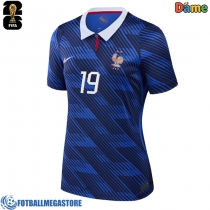 Fotballdrakt Dame Frankrike Theo Hernandez #19 Hjemmedrakt VM 2026 Kortermet